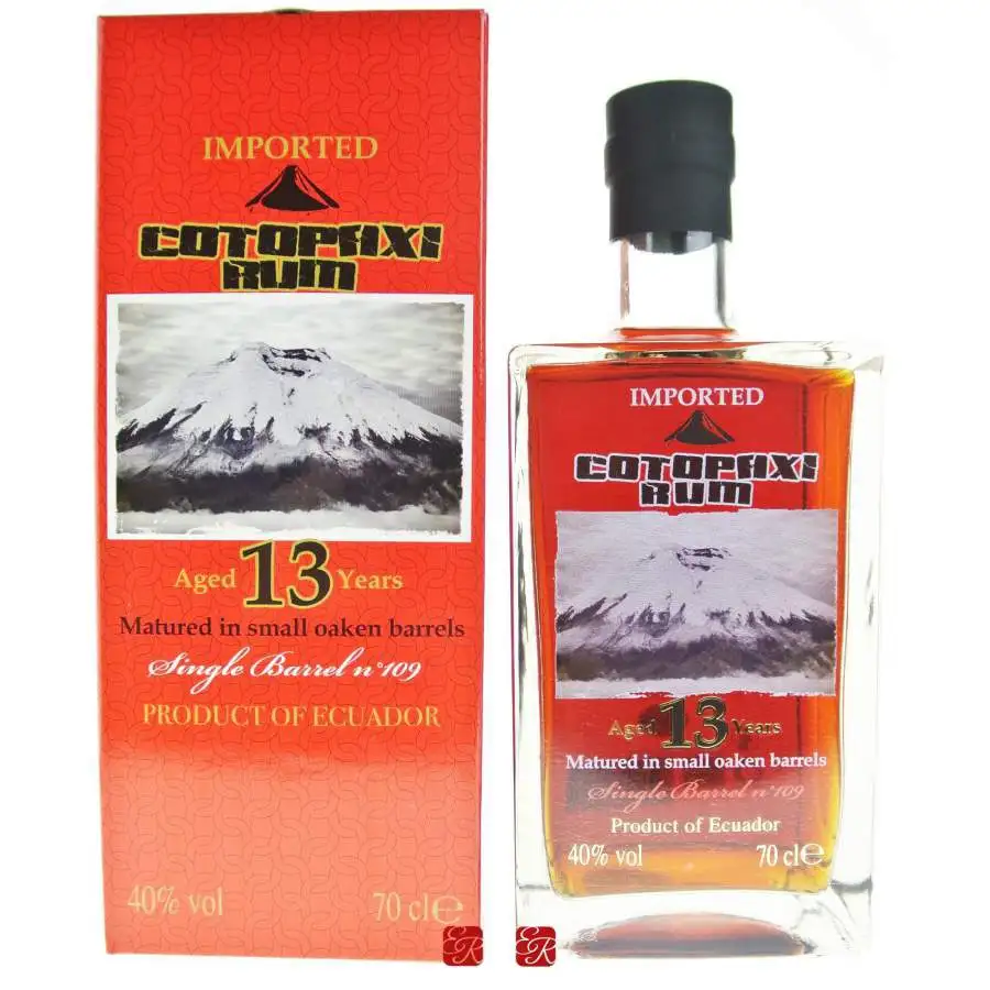 Bottle of Cotopaxi Cotopaxi Rum Imprted
