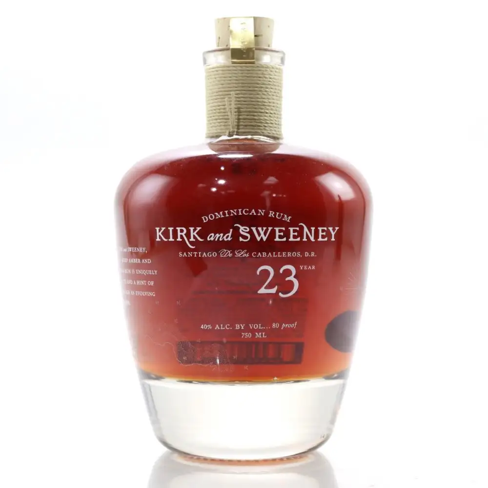 Bottle of 3 badge mixology Kirk and Sweeney 23 Years