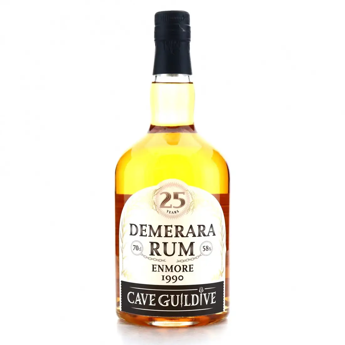 Bottle of Cave Guildive Enmore Demerara Rum MEV 1990