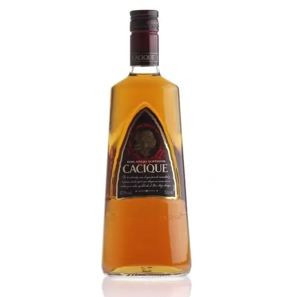 Bottle of Cacique Anejo Superior