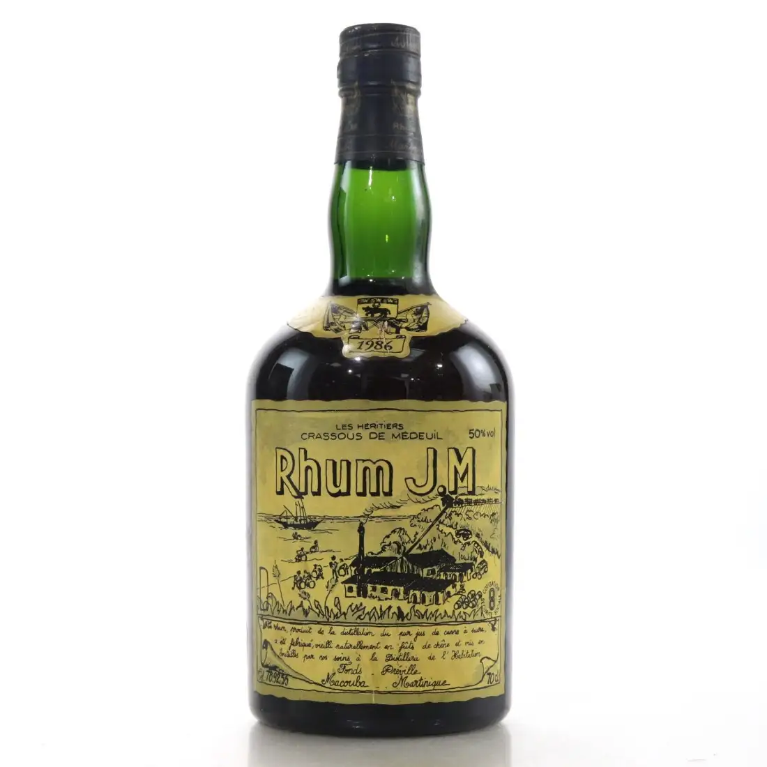 Bottle of Rhum J.M 1986