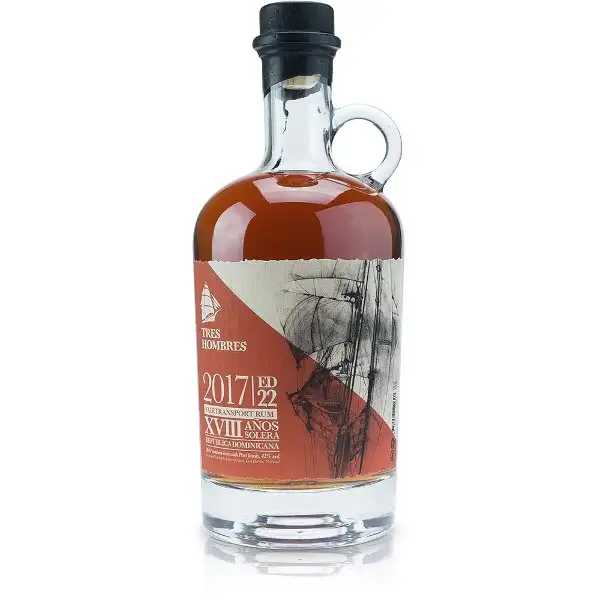 Bottle of Tres Hombres Oliver & Oliver Ed. 22 Ron Premium Porto Dominicano XVIII 2017