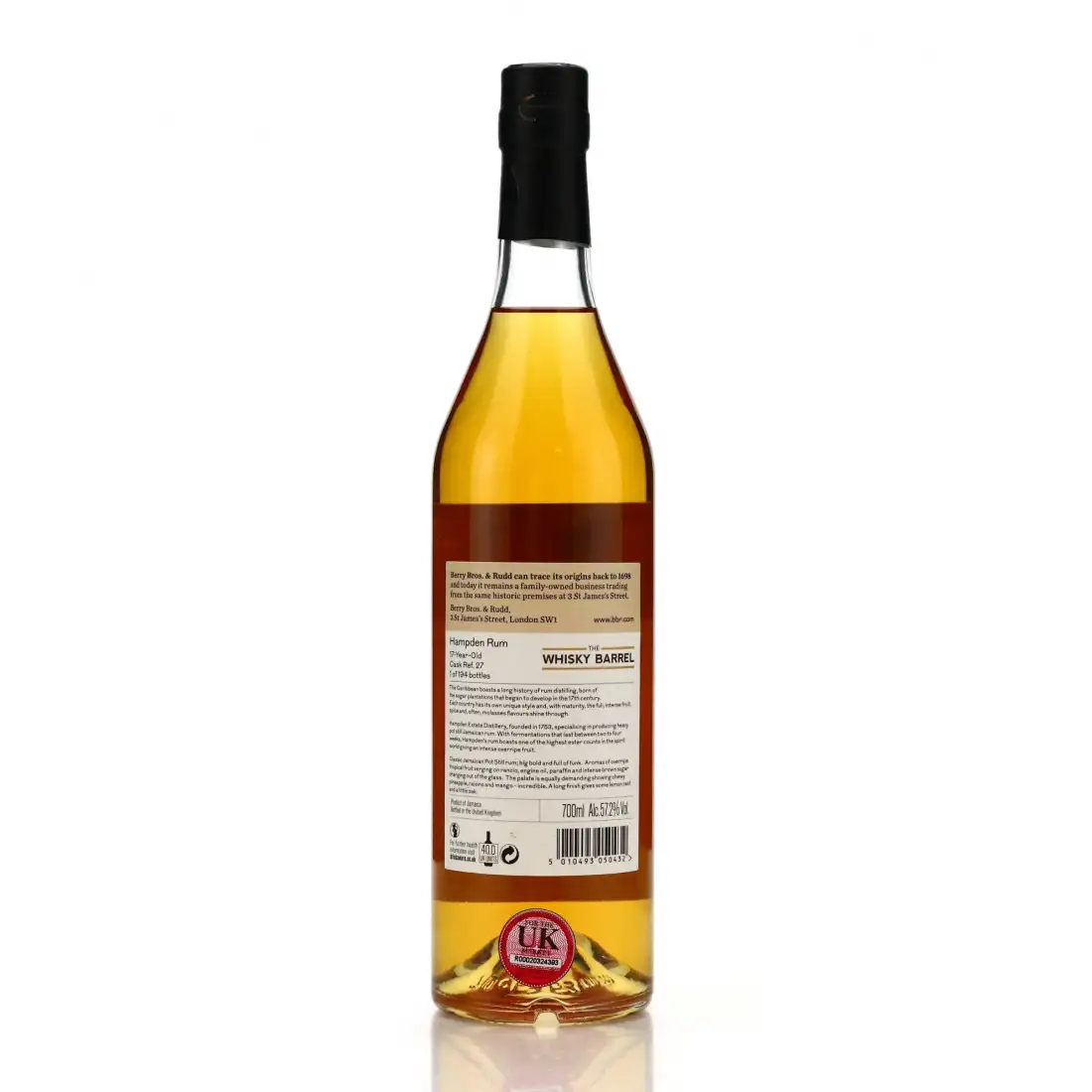 High resolution image of Berry Bros &amp; Rudd Hampden LROK 2000