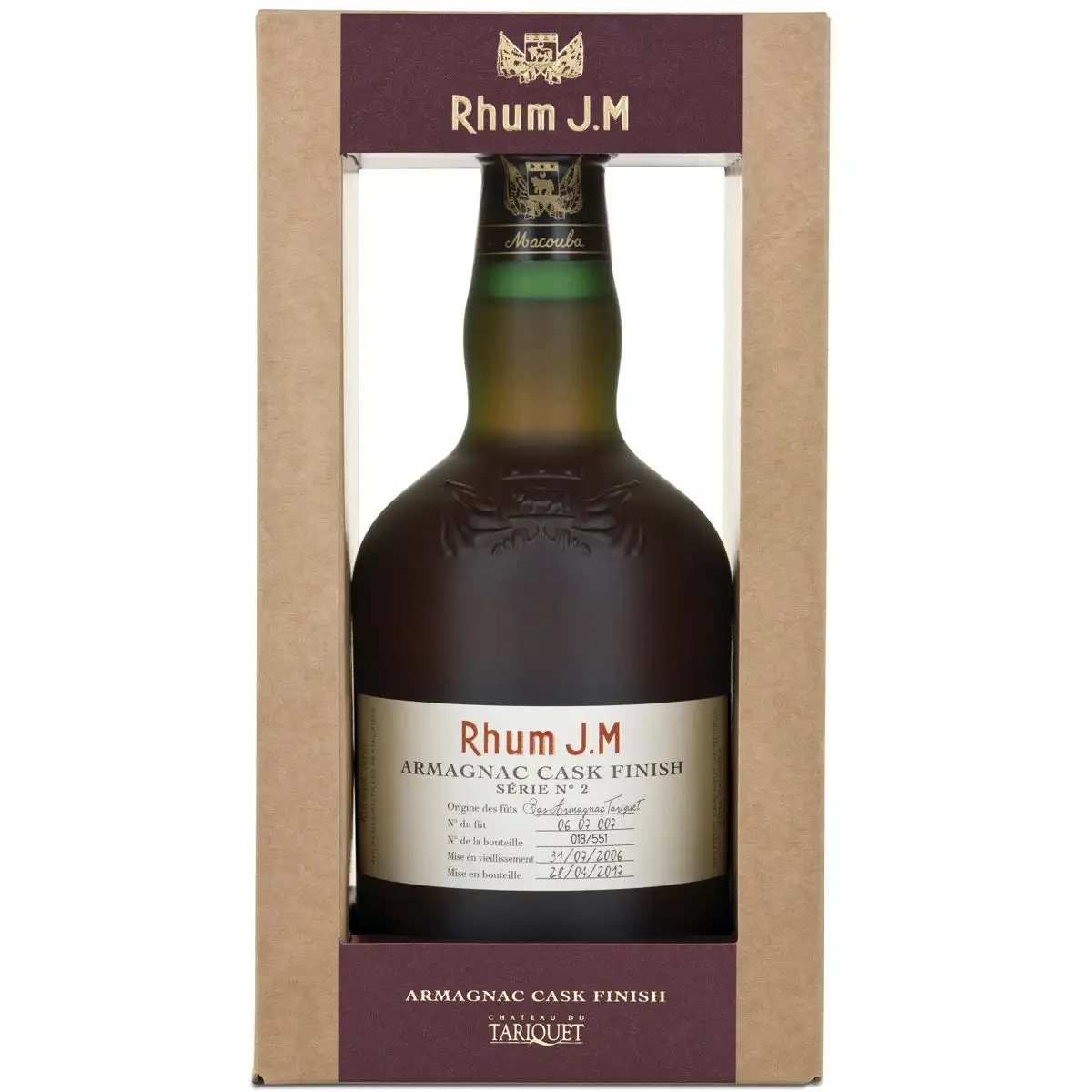 Bottle of Rhum J.M Série N°2 Armagnac Cask Finish 2006