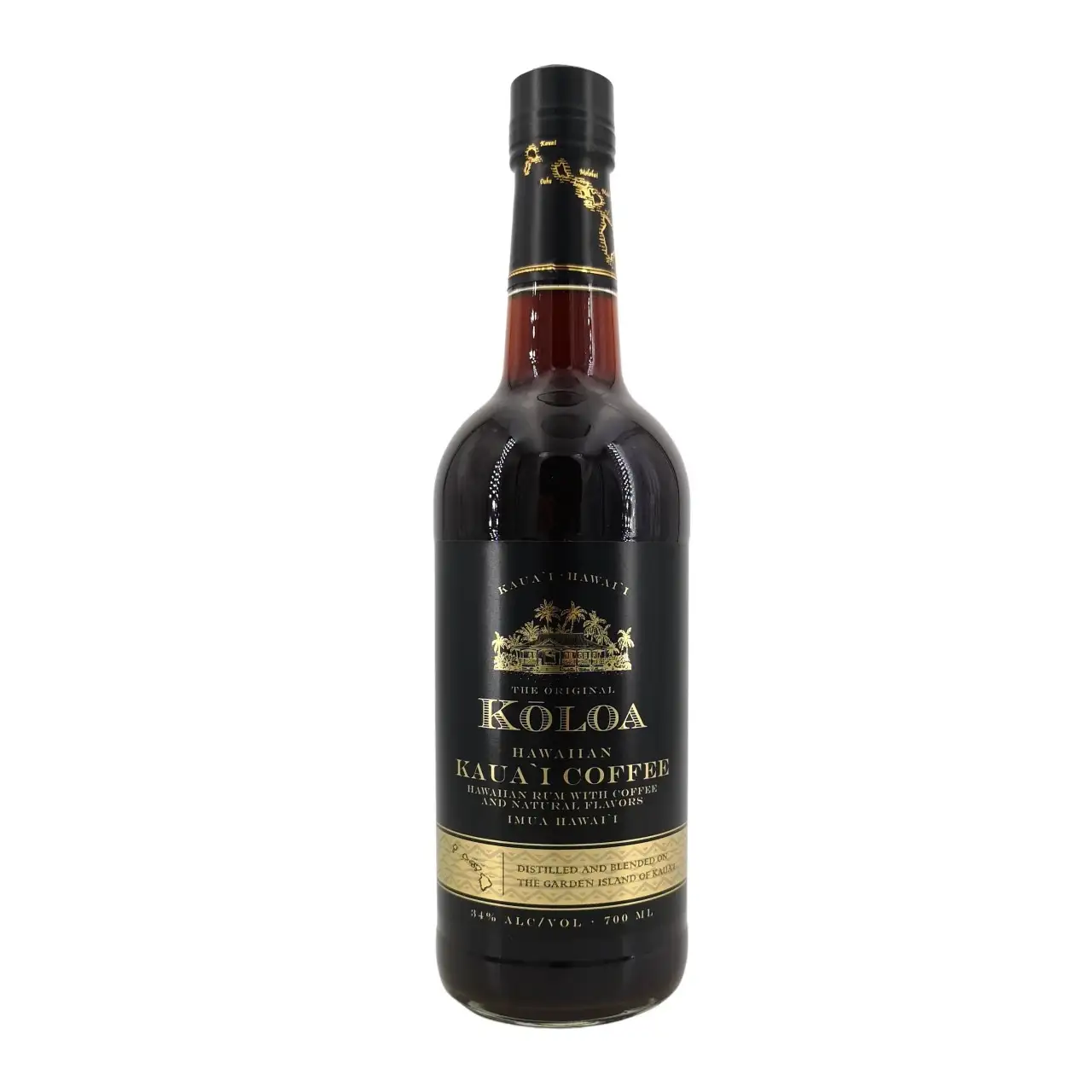 Bottle of Koloa Rum Company Koloa Kaua’i Coffee