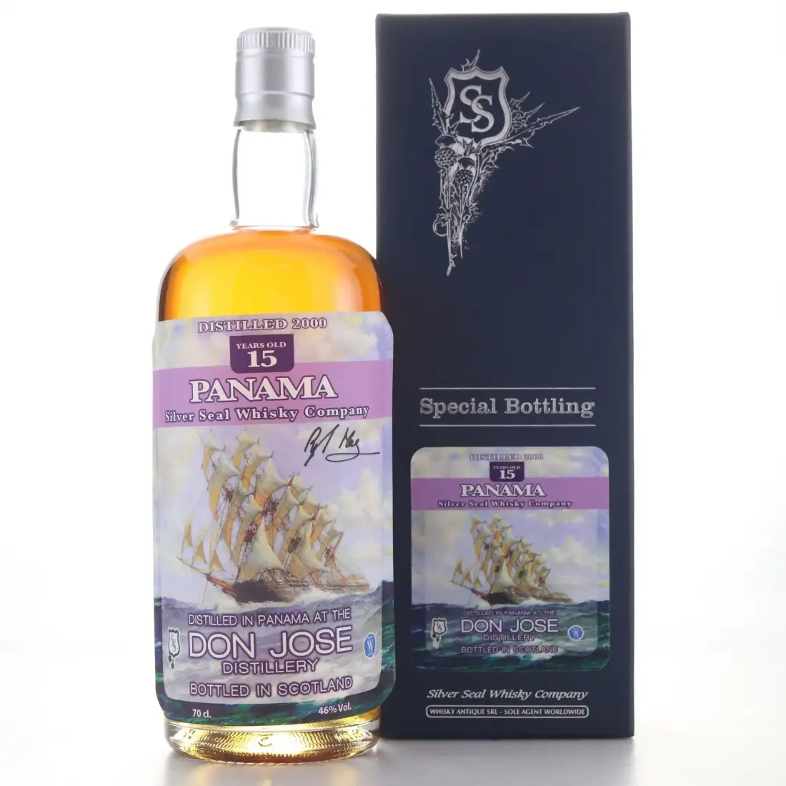 Bottle of Silver Seal Don José Panama 2000