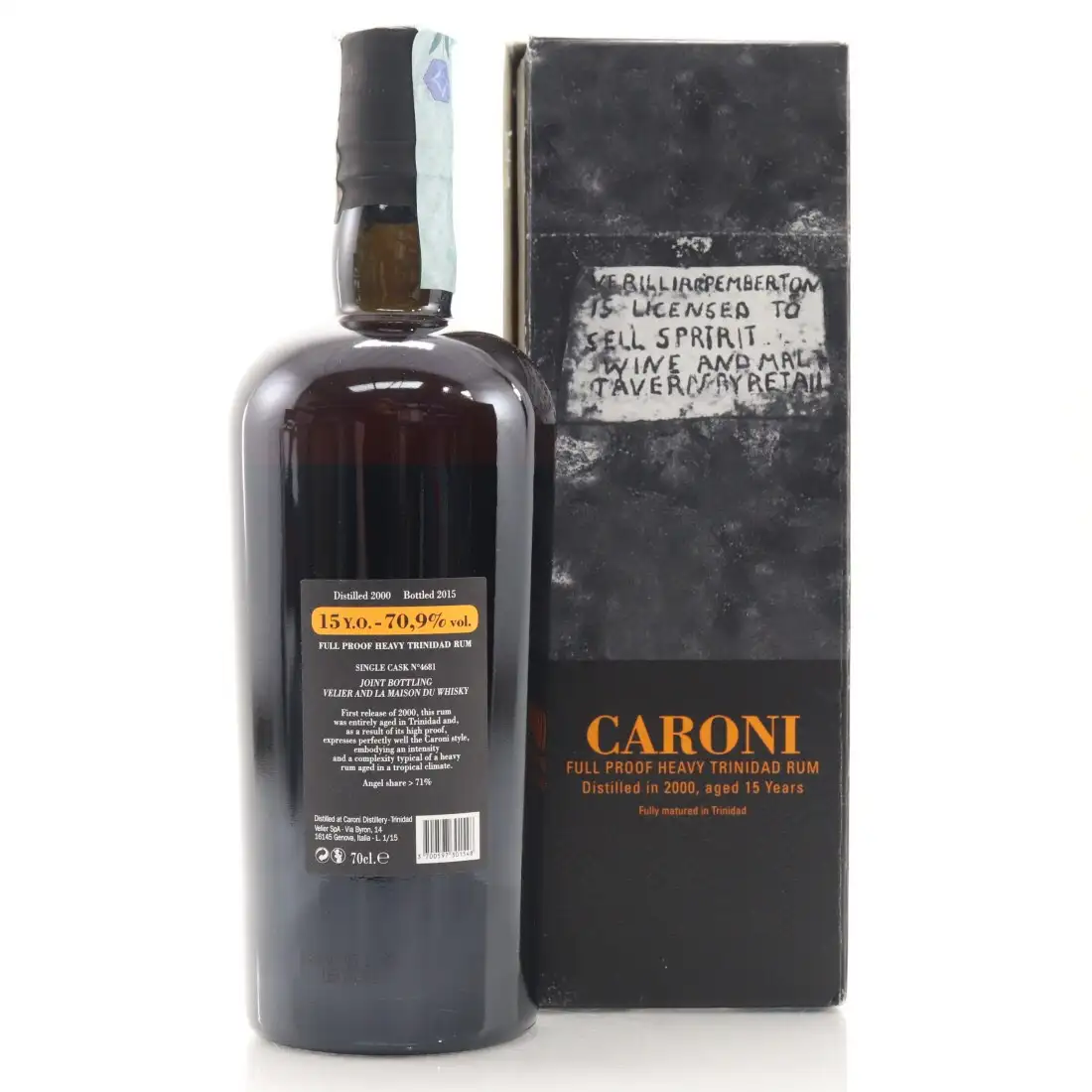 High resolution image of Velier Caroni Heavy Trinidad Rum (LMDW &amp; Velier) HTR 2000
