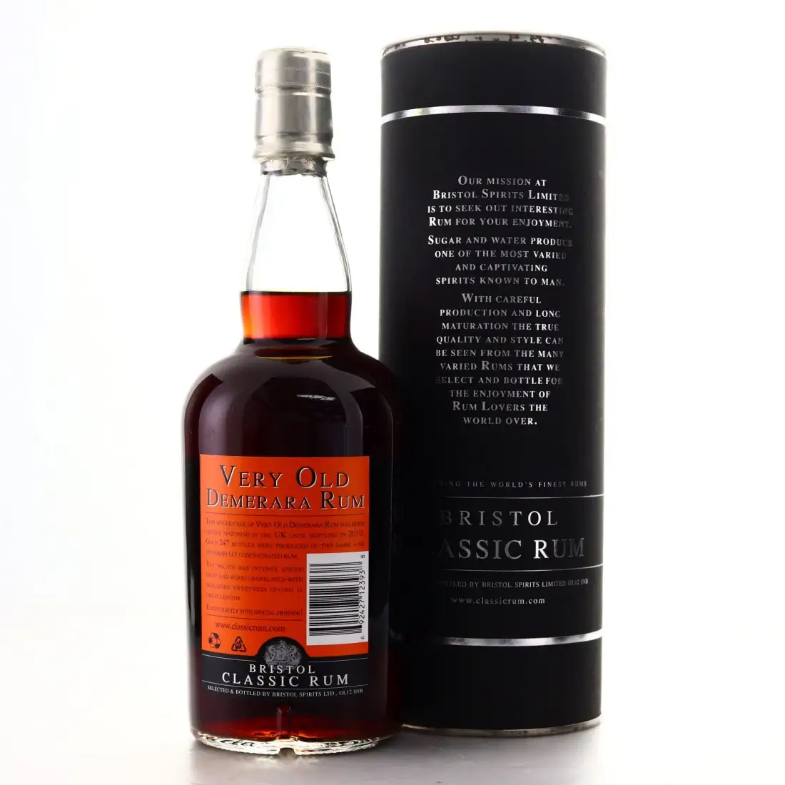 Image haute résolution de Bristol Port Mourant Very Old Demerara Rum 1975