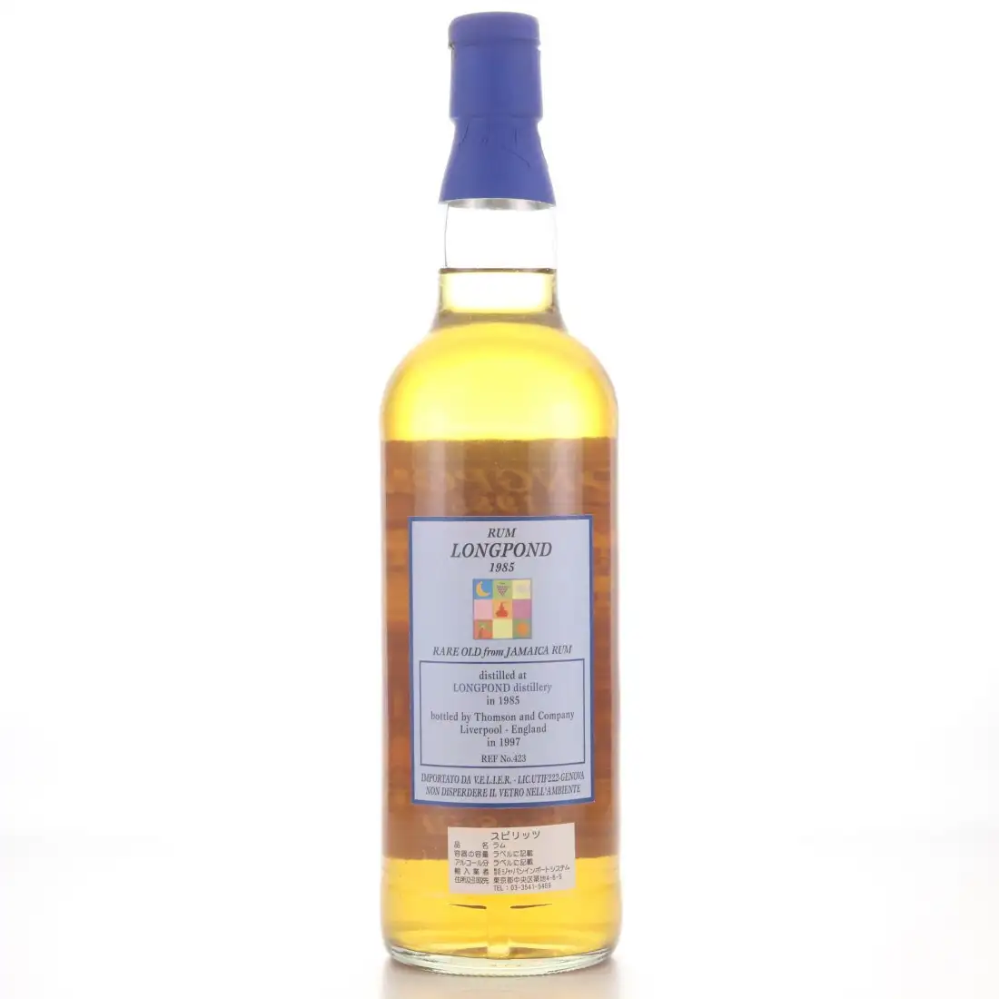 Hochauflösendes Bild von Velier Long Pond Jamaica Rum Pot Still 1985