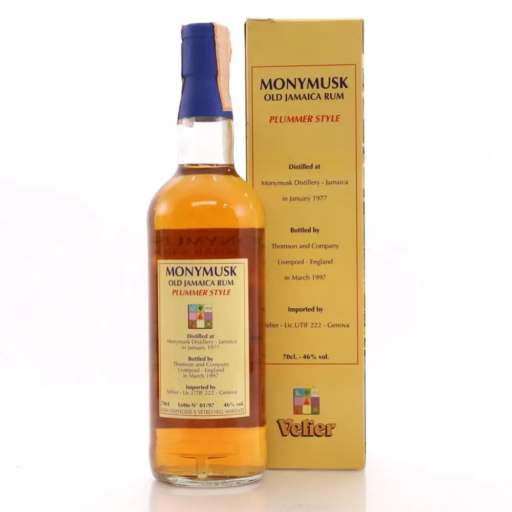 High resolution image of Velier Clarendon Old Jamaica Rum Plummer Style 1977