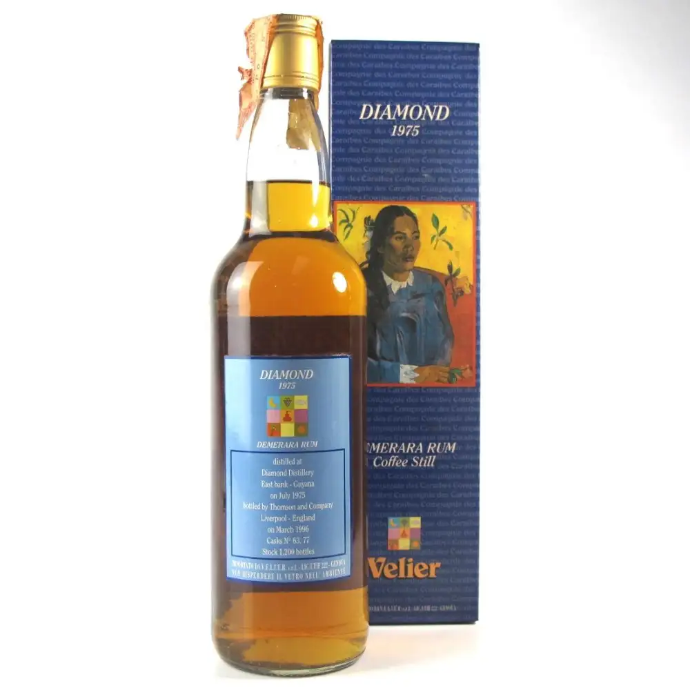 Image haute résolution de Velier Diamond Demerara Rum Coffee Still 1975