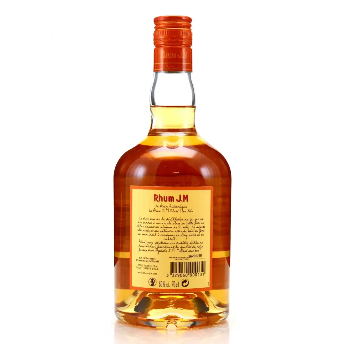 Hochauflösendes Bild von Rhum J.M Élevé Sous Bois