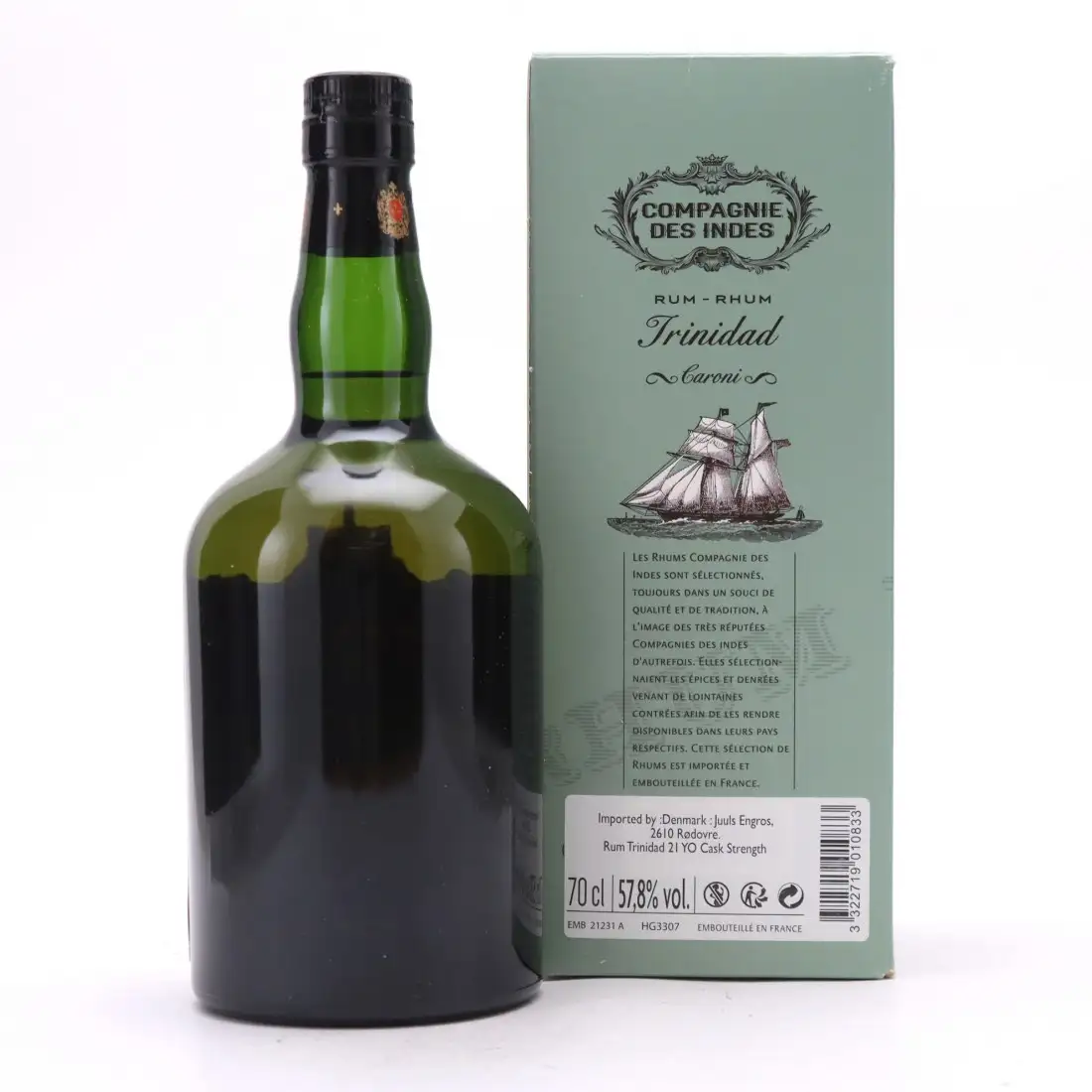 Image haute résolution de CDI Caroni Trinidad (Bottled for Denmark) HTR 1994