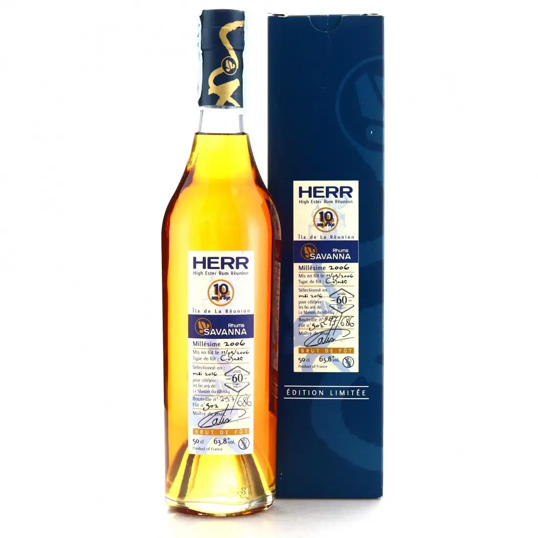 Bottle of Savanna LMDW 60 Years HERR 2006