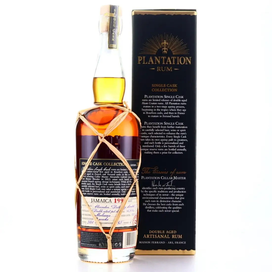 Image haute résolution de Clarendon Plantation Jamaica Single Cask MMW 1999