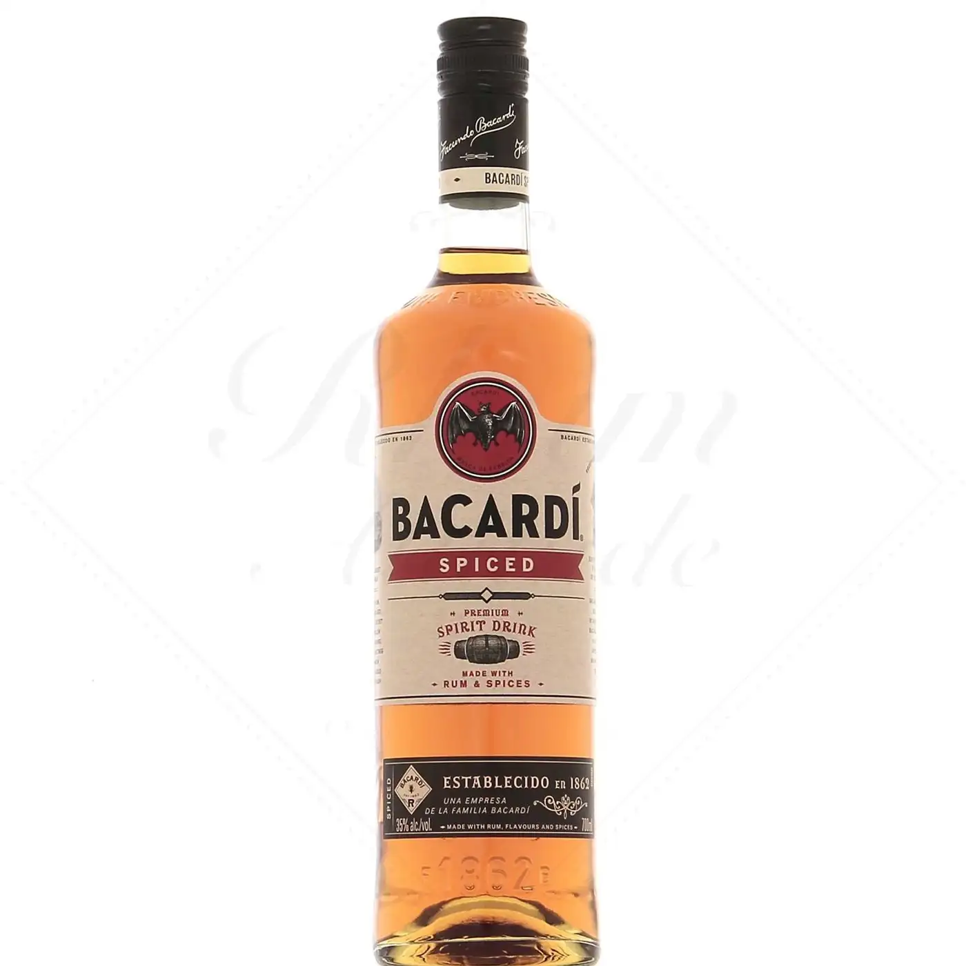 Bottle of Bacardi Carta Fuego Superior Spiced Rum