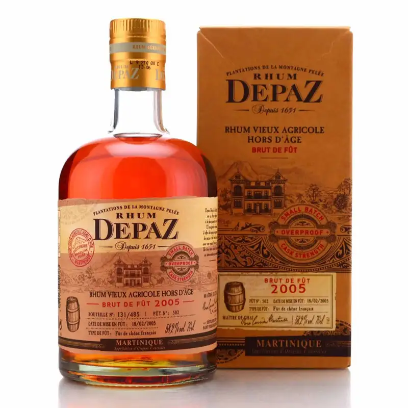 Bottle of Depaz Small Batch 2005