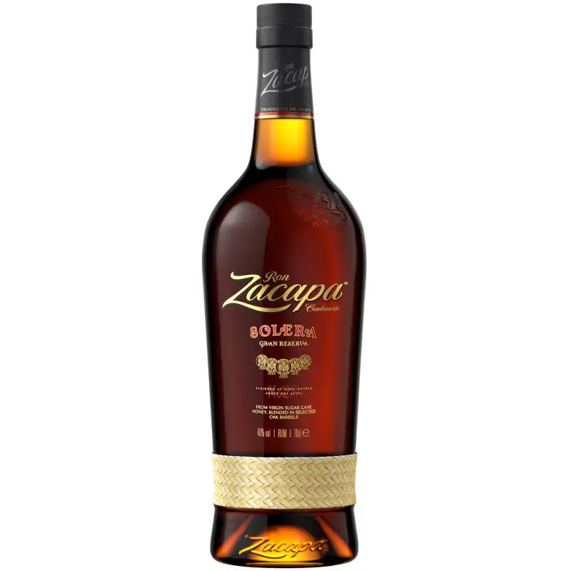 Bottle of Ron Zacapa Sistema Solera 23