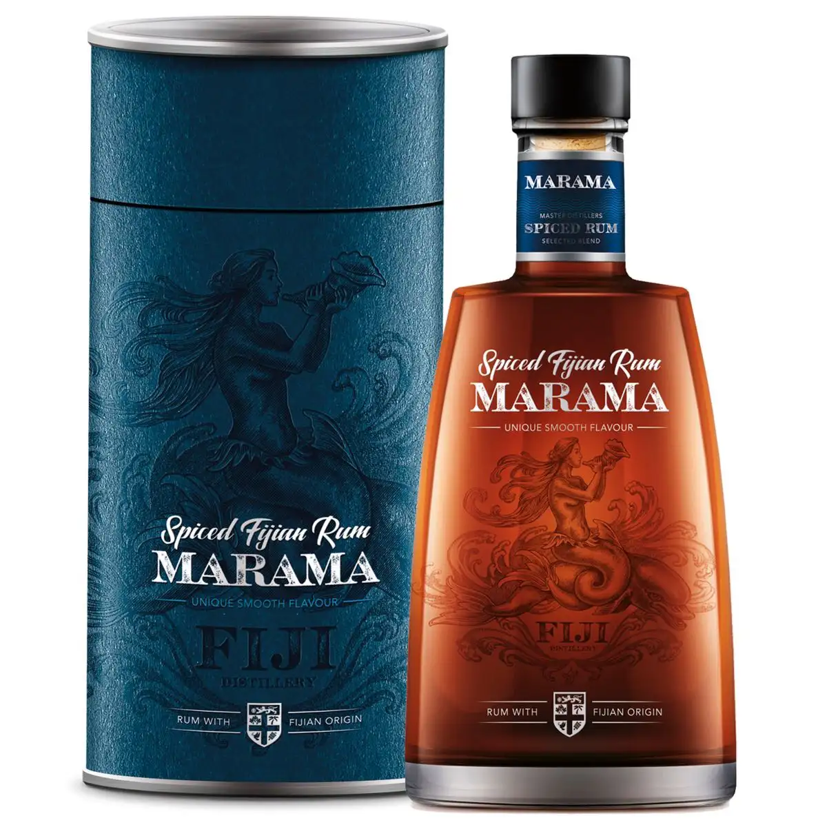 Bottle of Marama Spiced Fijian Rum