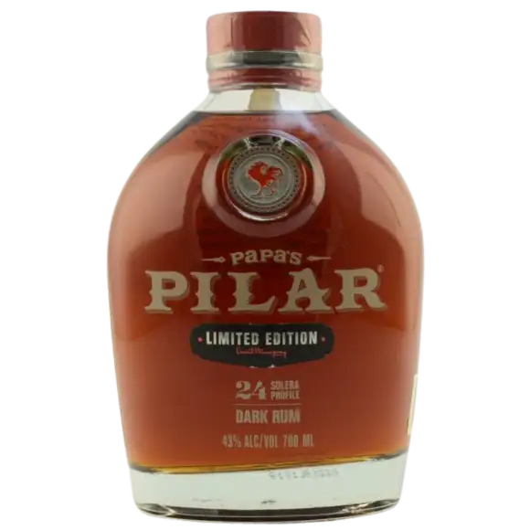 Bottle of Hemingway Rum Papa‘s Pilar Bourbon Finish