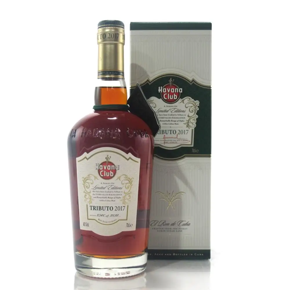 Bottle of Havana Club Tributo 2017