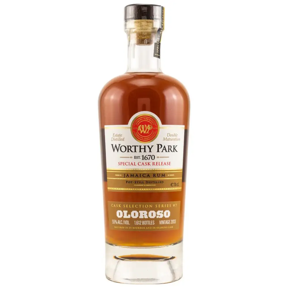 Bottle of Worthy Park Special Cask Release #7 Oloroso 2013