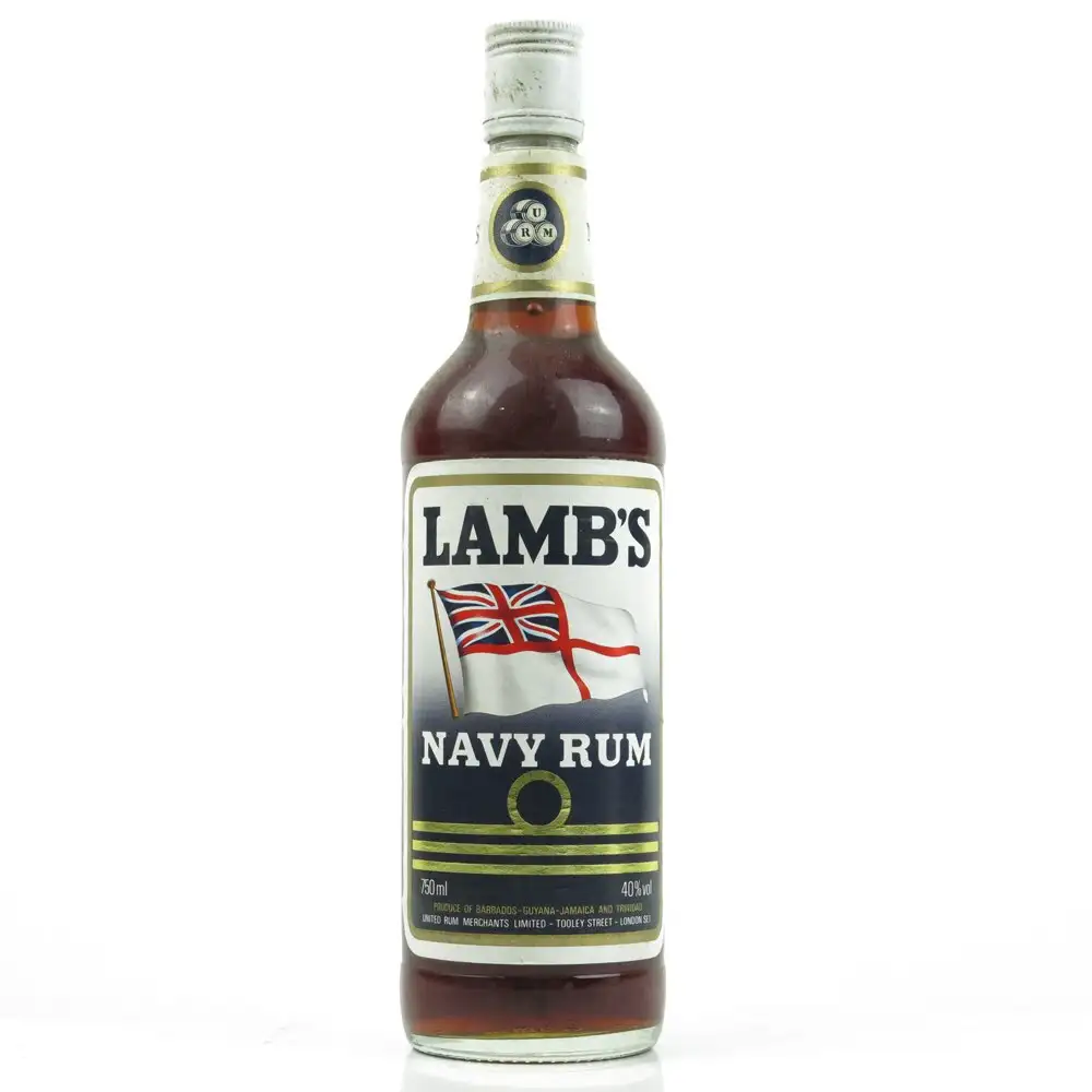 Bottle of Alfred Lamb‘s Navy Rum 1980s