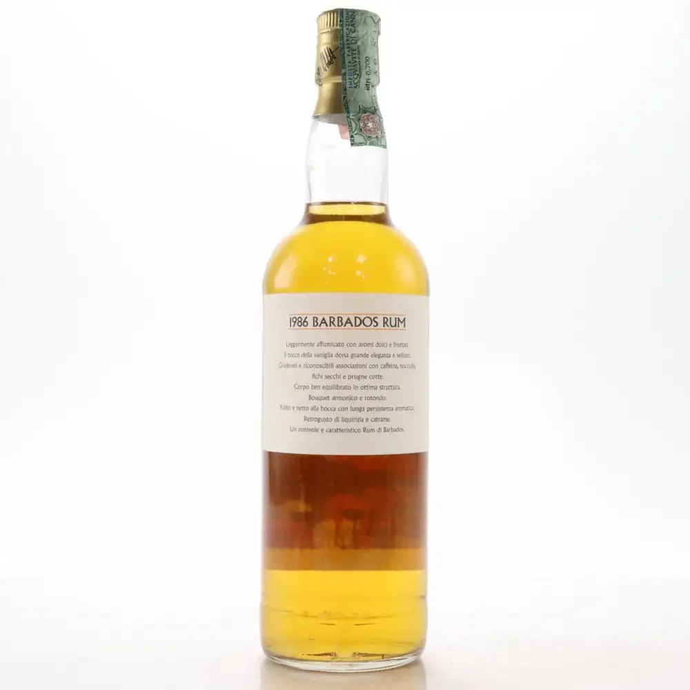High resolution image of Samaroli 1986 Barbados Rum