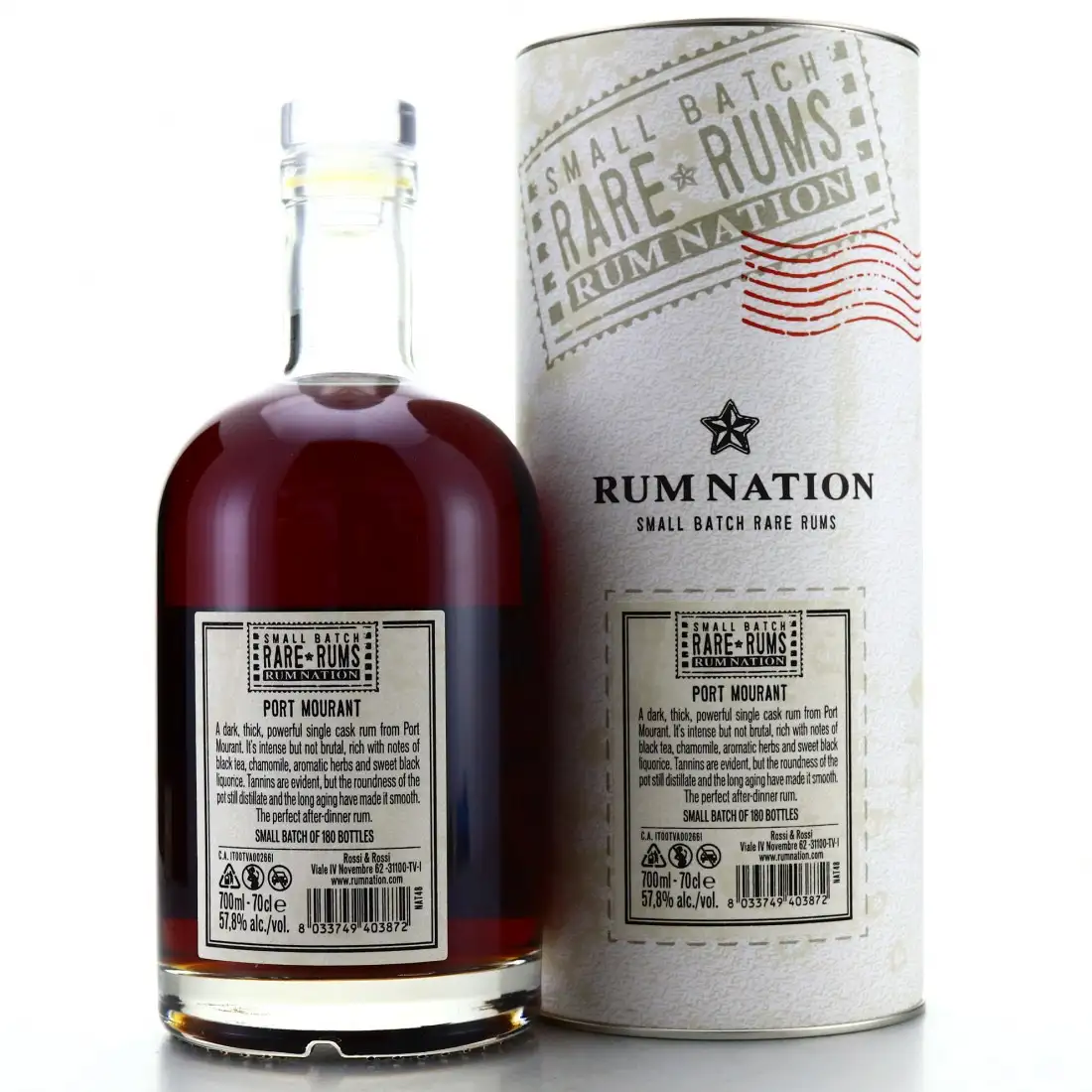 Image haute résolution de Rum Nation Port Mourant Small Batch Rare Rums 1998