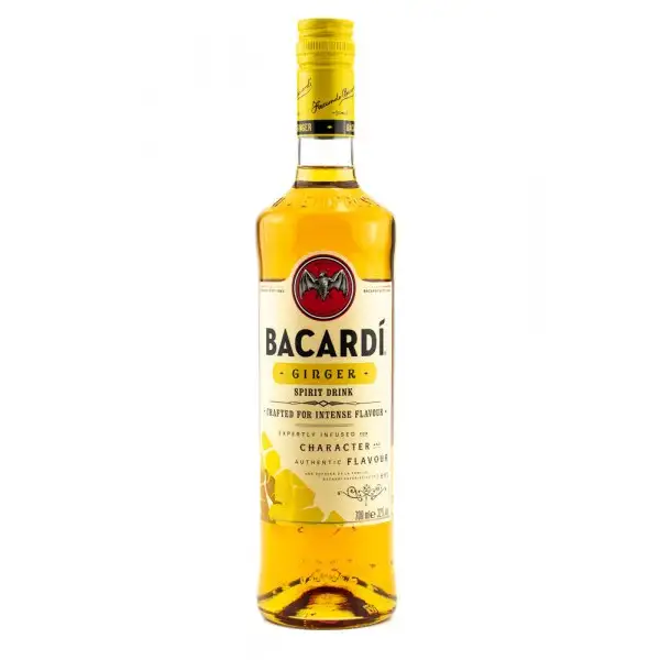 Bottle of Bacardi Ginger