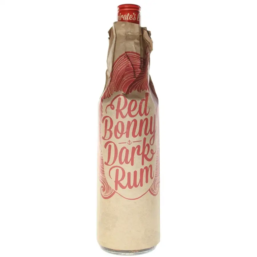 Bottle of Red Bonny Dark Rum