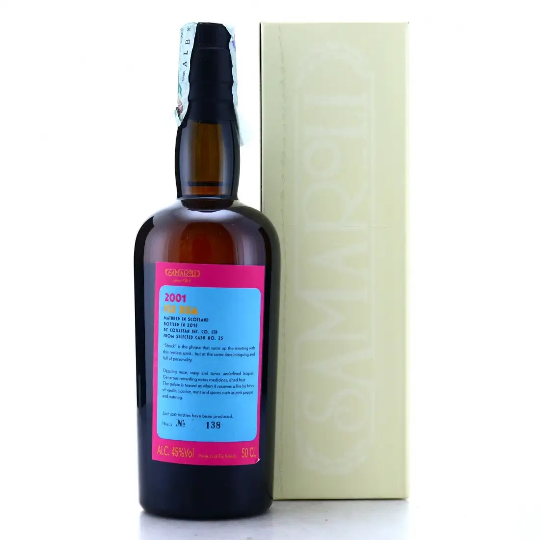 Image haute résolution de Samaroli South Pacific Fiji Rum 2001