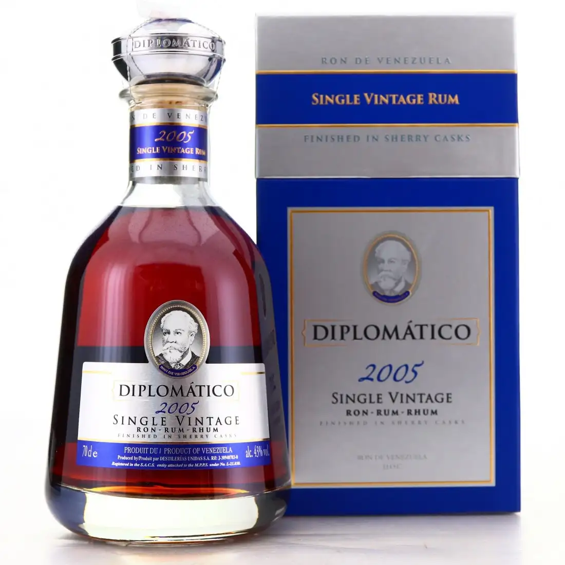 Bottle of Diplomático Single Vintage 2005