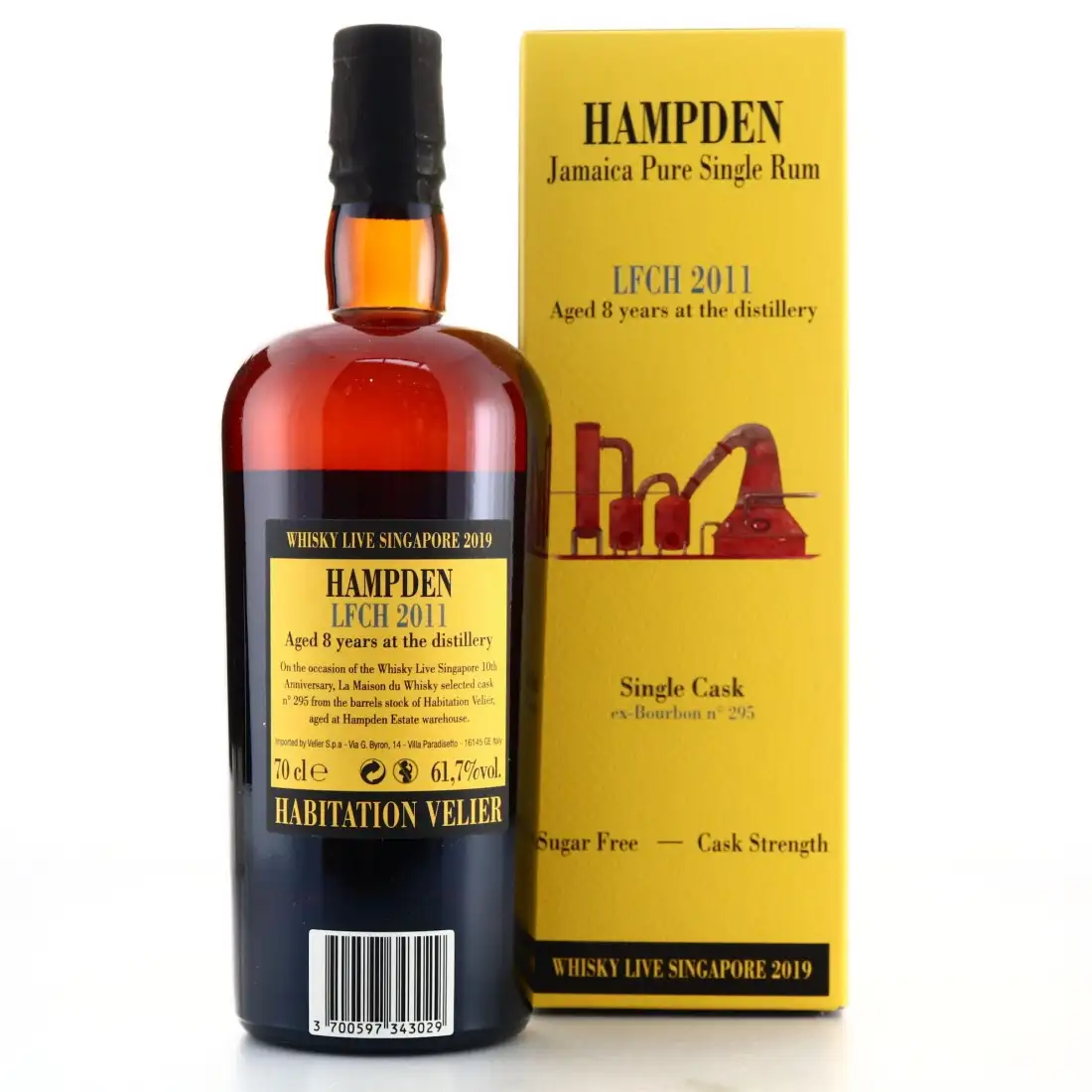 High resolution image of Habitation Velier Hampden Single Cask Whisky Live Singapore LFCH 2011