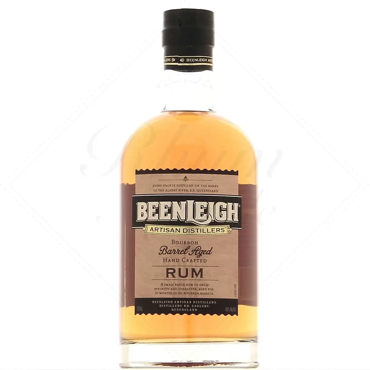 Bottle of Beenleigh Bourbon Barrel Aged Rum