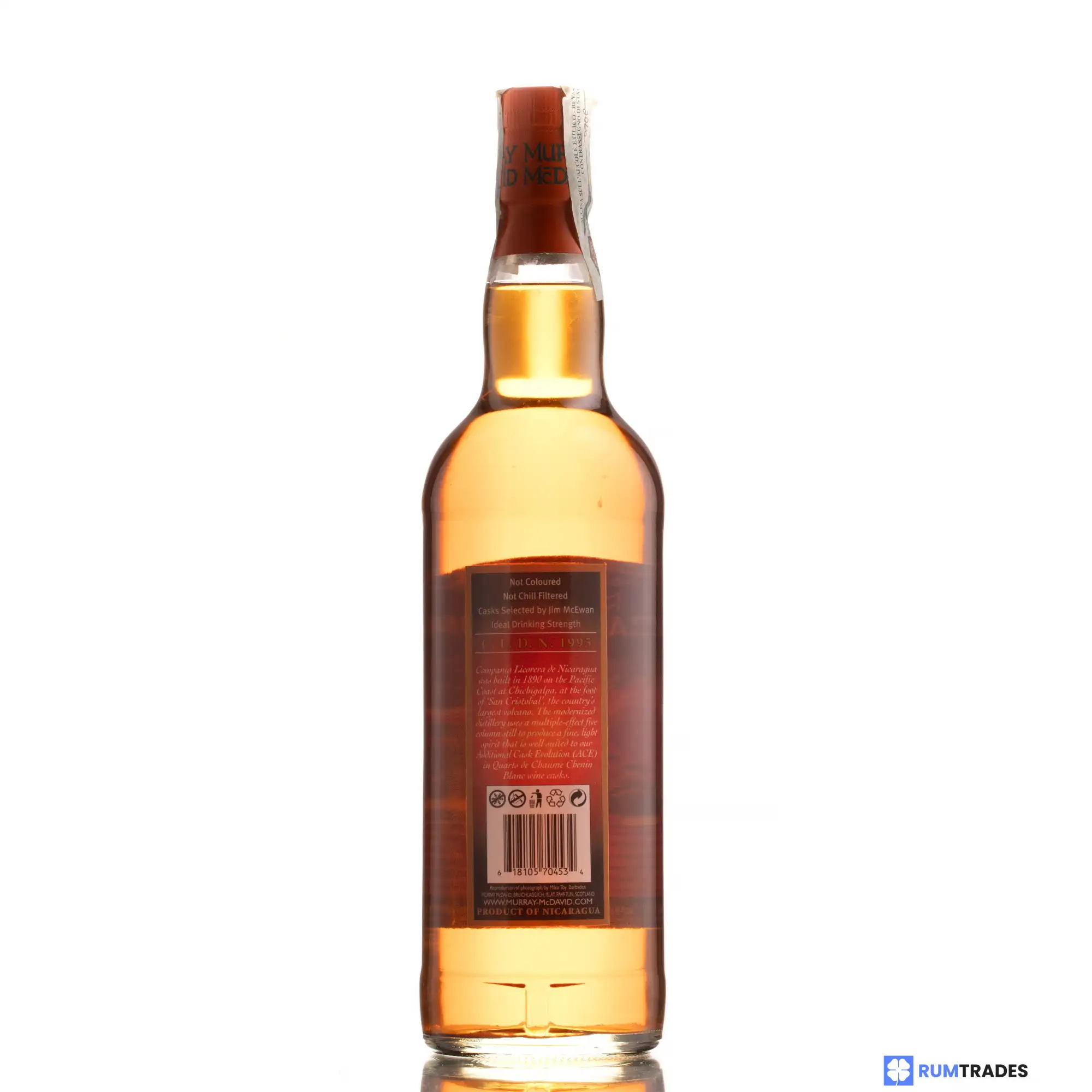High resolution image of Murray McDavid Nicaragua Rum 1995