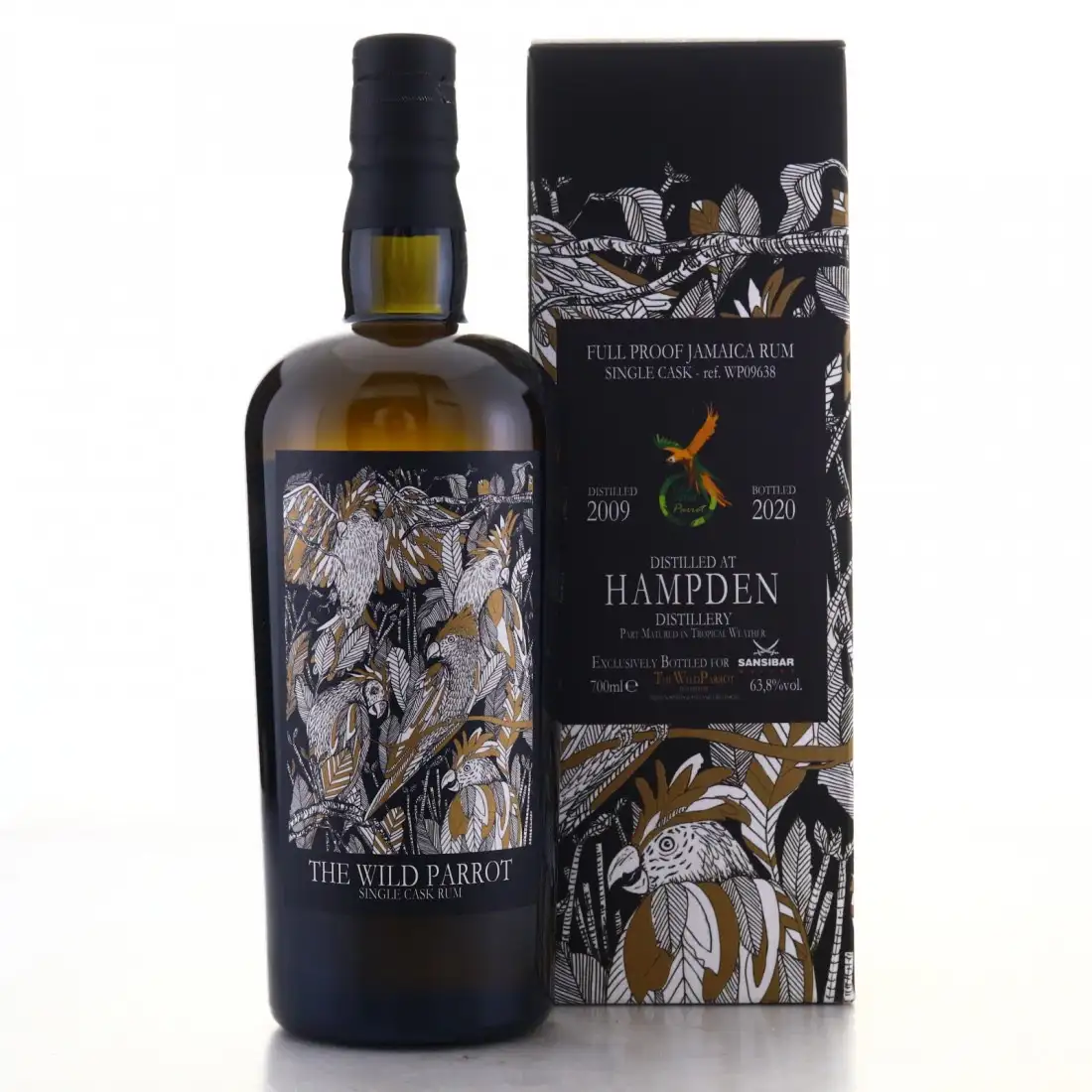 Hochauflösendes Bild von The Wild Parrot Hampden Exclusively Bottled for Sansibar DOK 2009