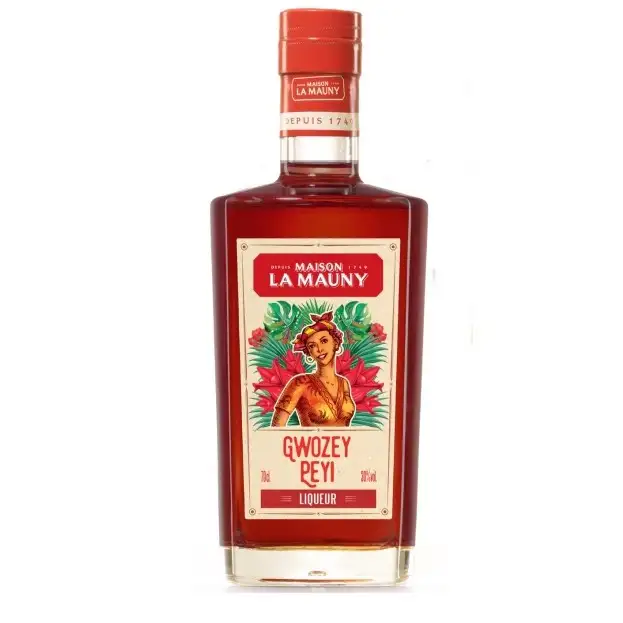 Bottle of Maison La Mauny Shrubb Gwozey Peyi