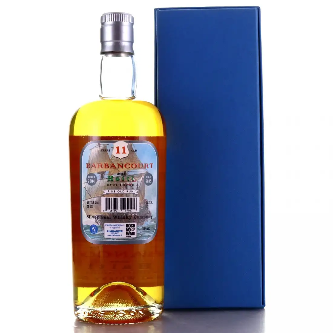 High resolution image of Silver Seal Barbancourt Haiti 2004