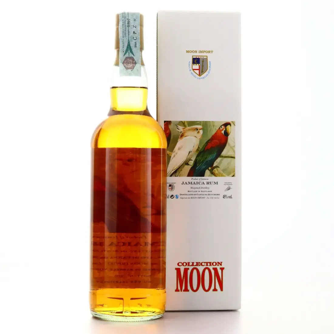 High resolution image of Moon Import Clarendon Jamaica Rum 2006