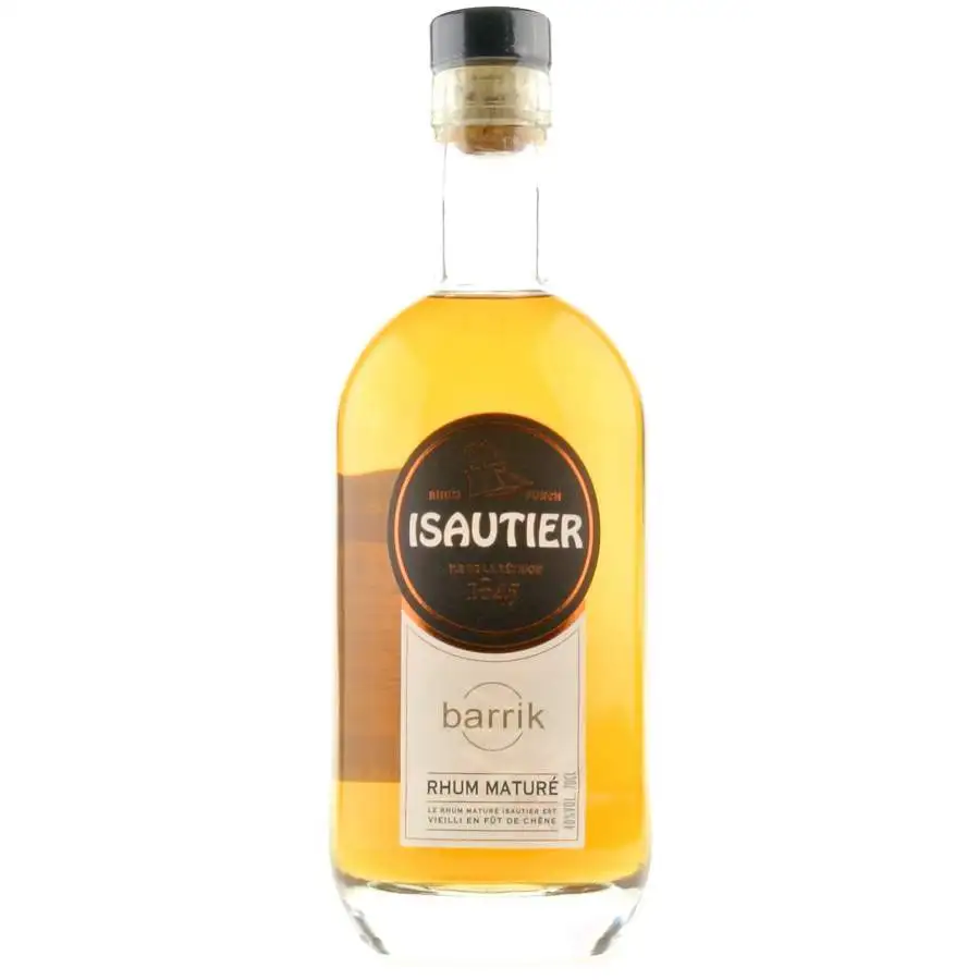 High resolution image of Isautier Rhum Ambré Barrik