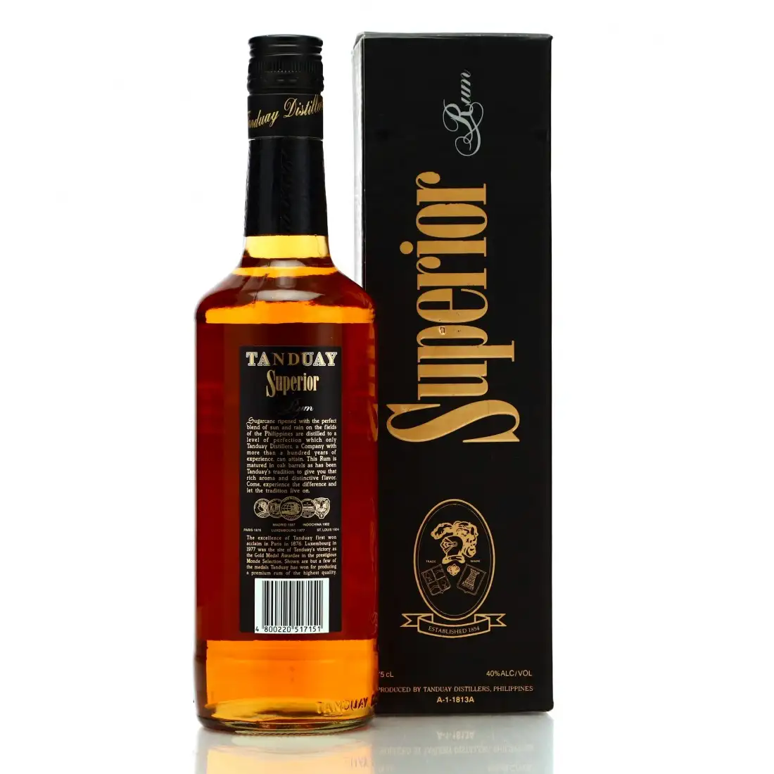 Image haute résolution de Tanduay 12 Years Old