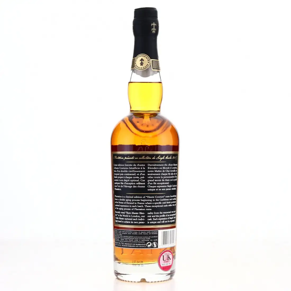 Image haute résolution de Plantation Barbados XO Single Cask Mackmyra Ambassadör Rök 2017