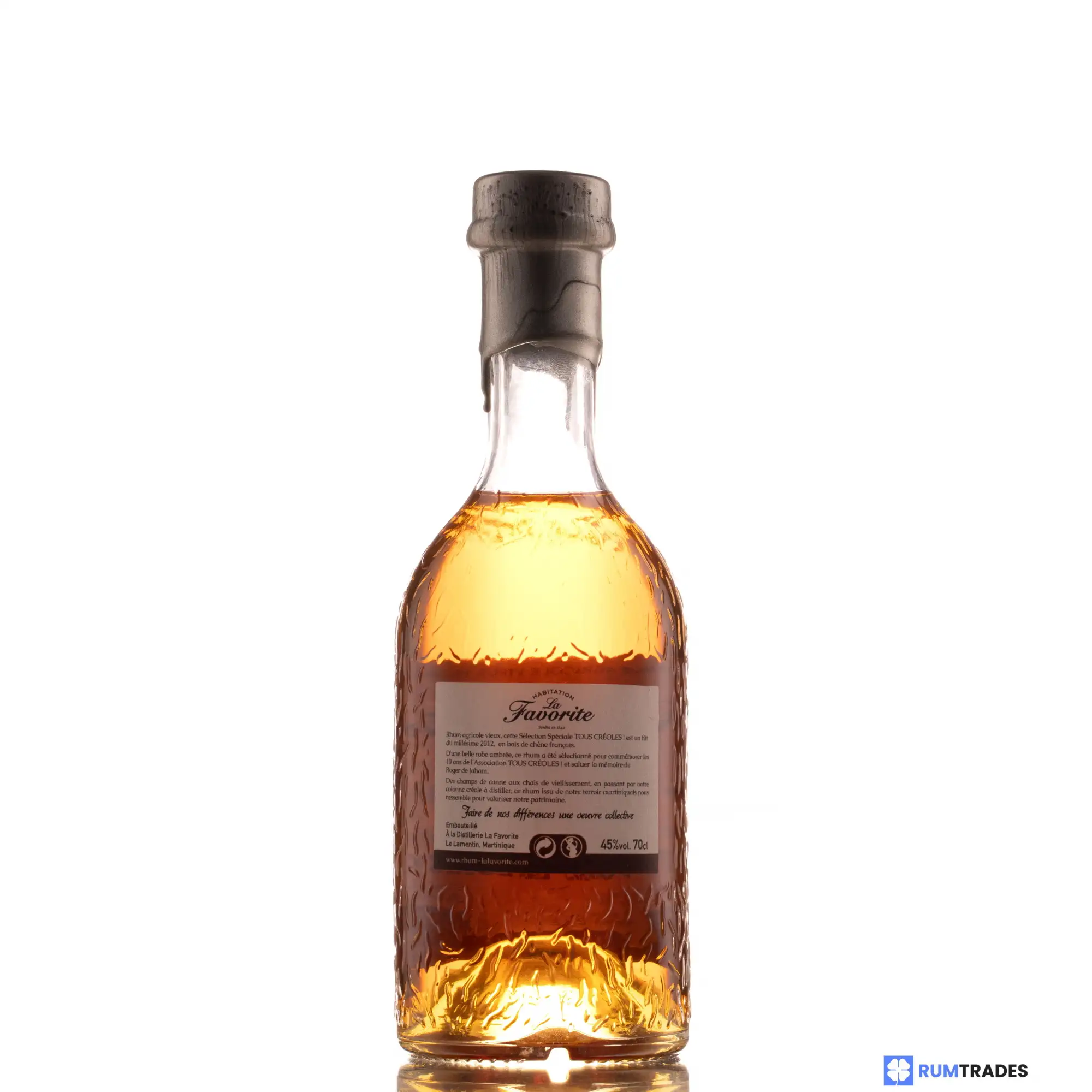 High resolution image of La Favorite Sélection Spéciale Tous Créoles Cuvée 2012