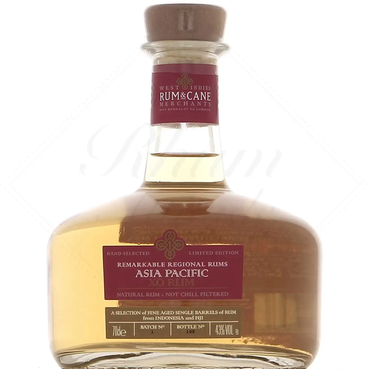 Bottle of Crucial Drinks Rum & Cane Asia Pacific XO