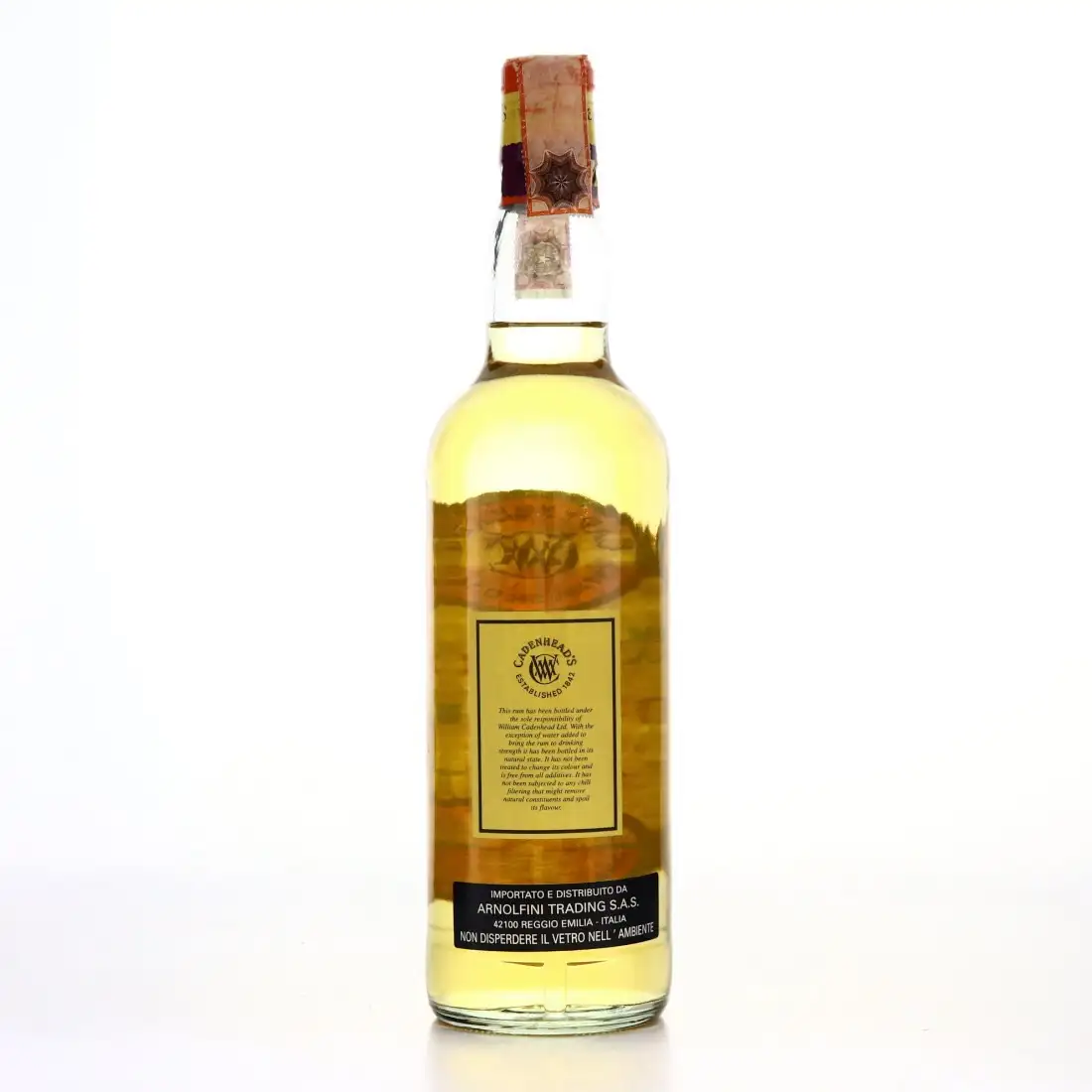 Image haute résolution de Cadenhead‘s Green Label Demerara Rum 1998