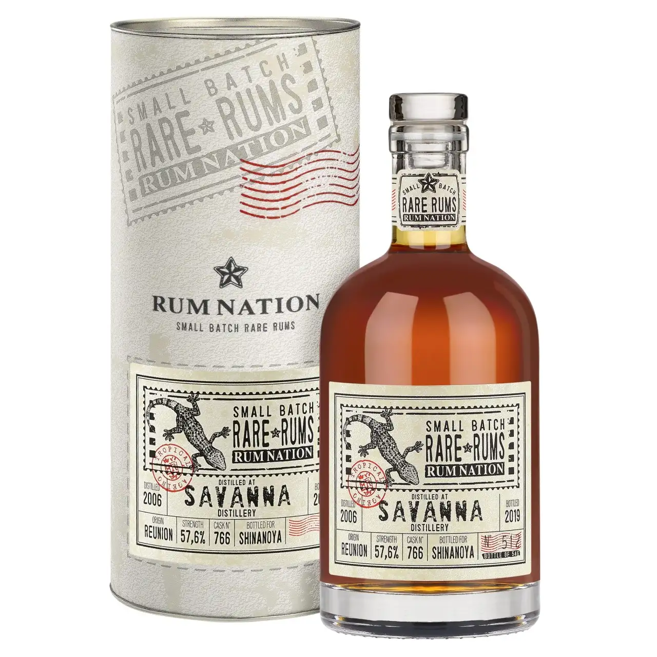 Bottle of Rum Nation Savanna Small Batch Rare Rums 2004