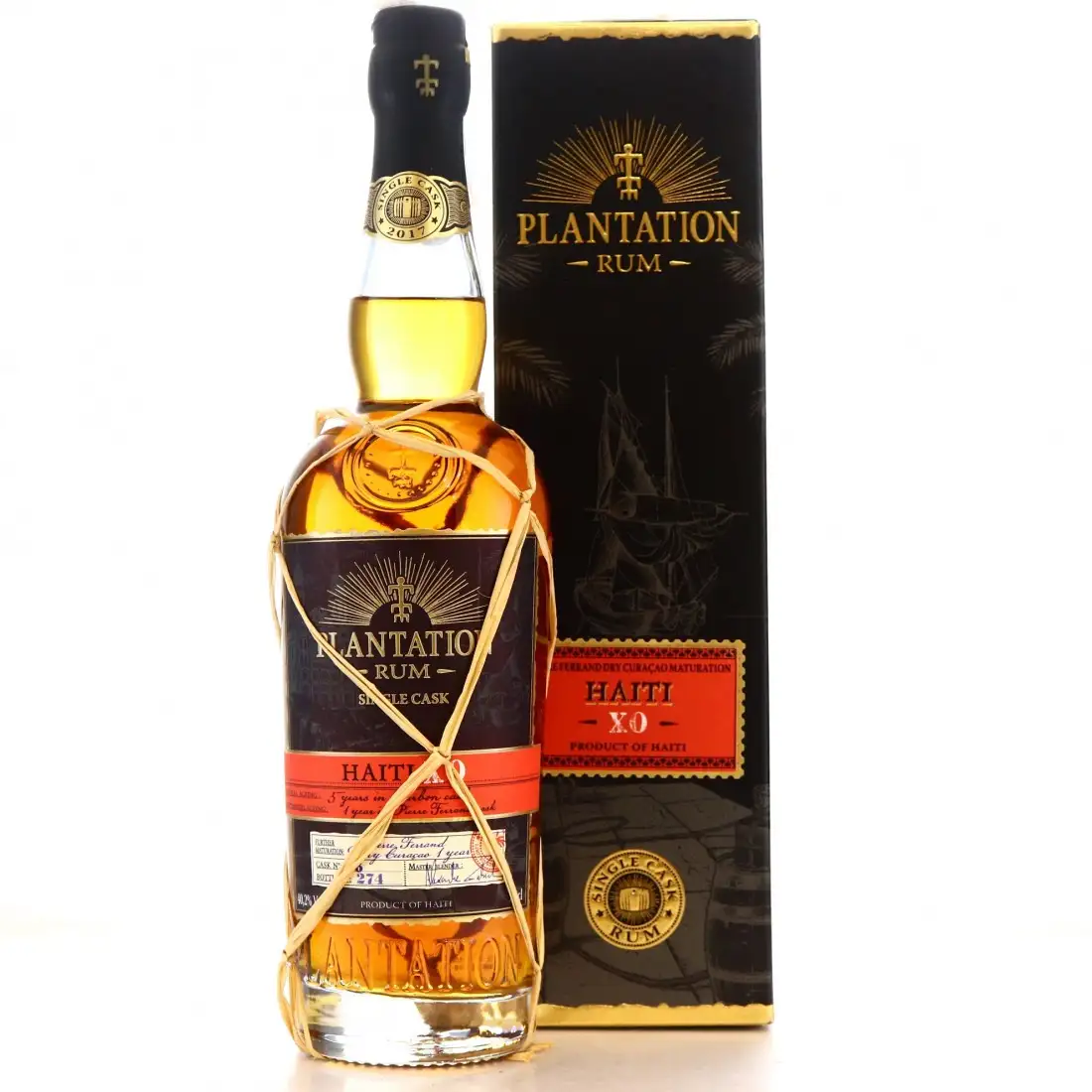 Bottle of Barbancourt Plantation Haiti XO Single Cask