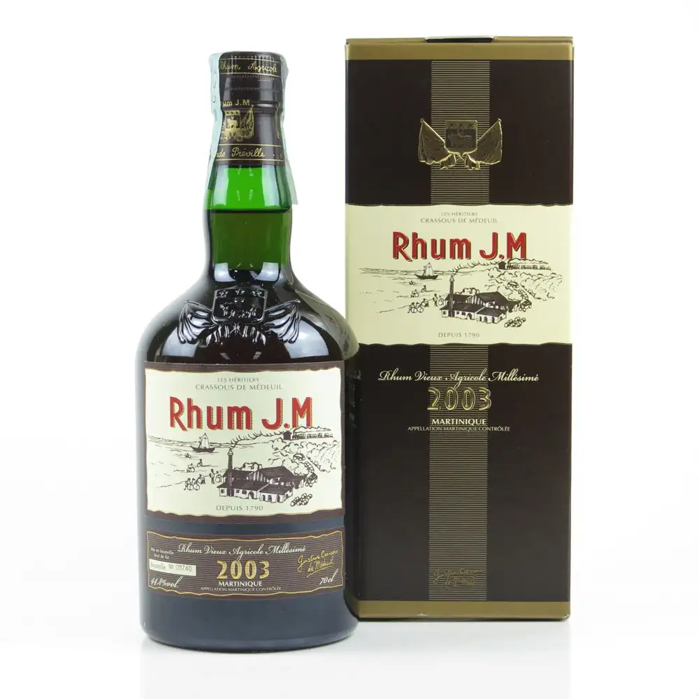 Bottle of Rhum J.M 2003