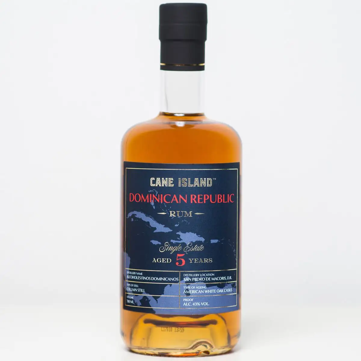 Bottle of Cane Island A.F.D. The Dominican Republic